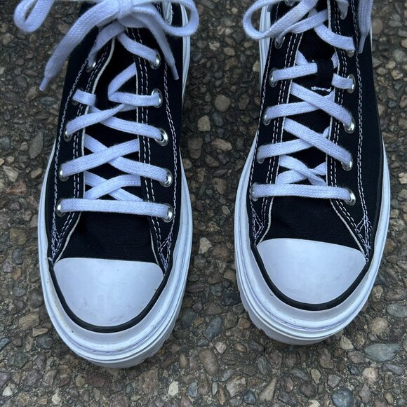 Converse Chuck Taylor All Stars Lugged Heel Hi Top Sneakers Size 7 - Picture 6 of 12